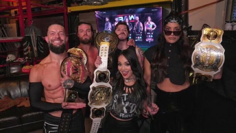 A photo of WWE faction The Judgment Day.