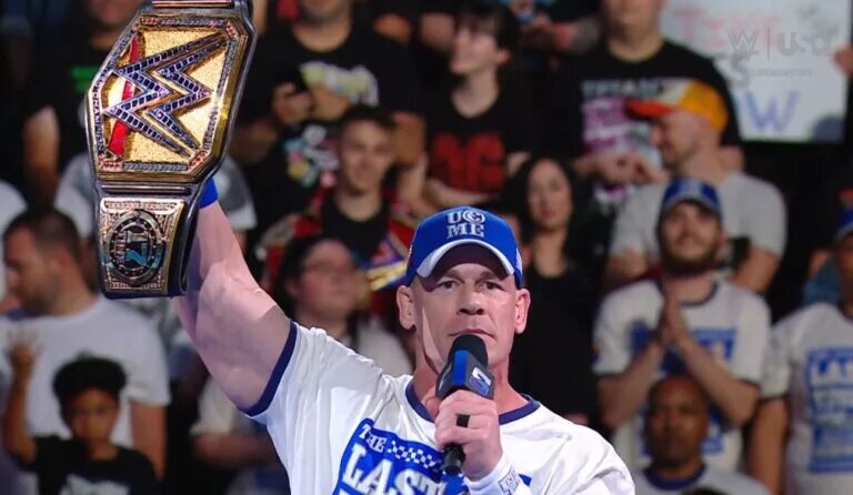 A photo of Undisputed WWE Champion John Cena.
