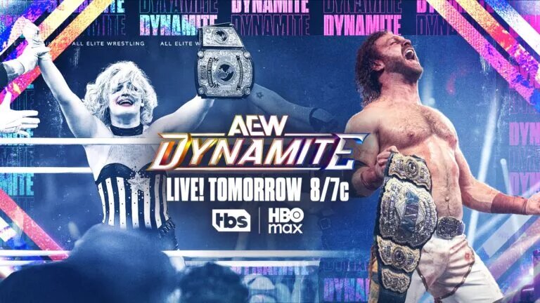 A graphic for AEW Dynamite.