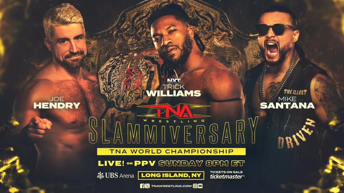 A TNA Slammiversary 2025 graphic.