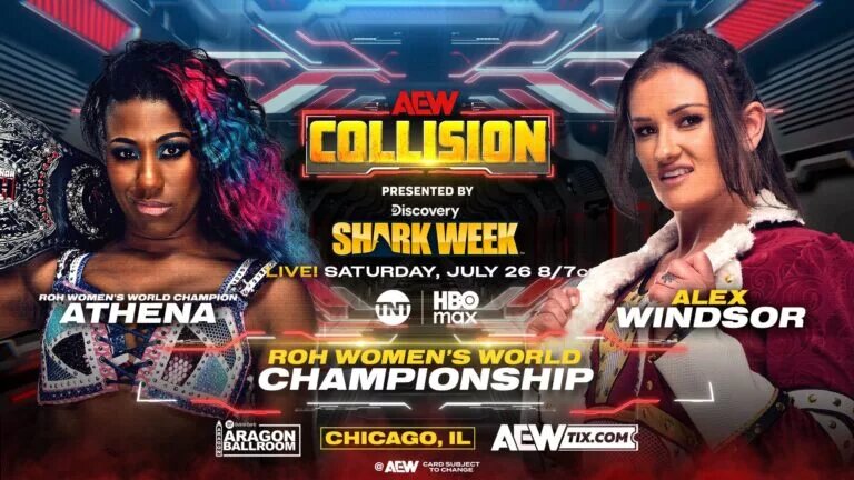 A graphic for AEW Collision.