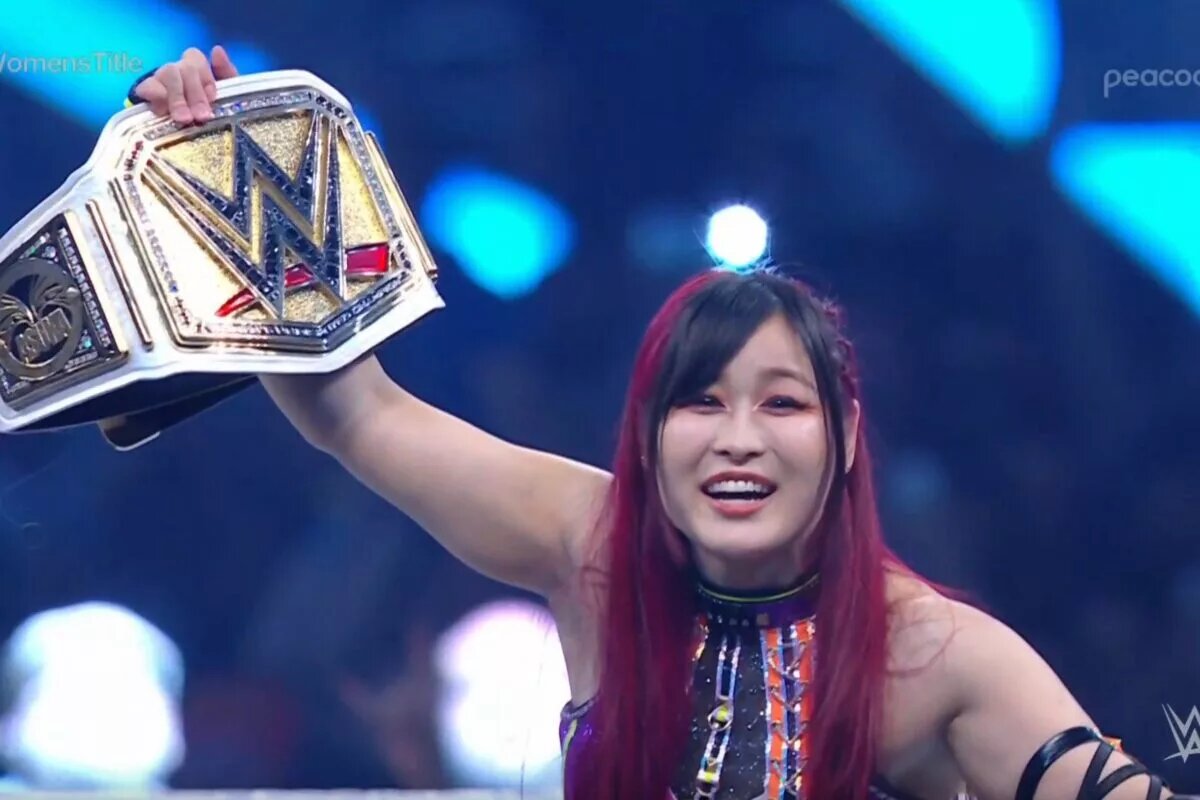 A photo from the WWE SummerSlam premium live event.