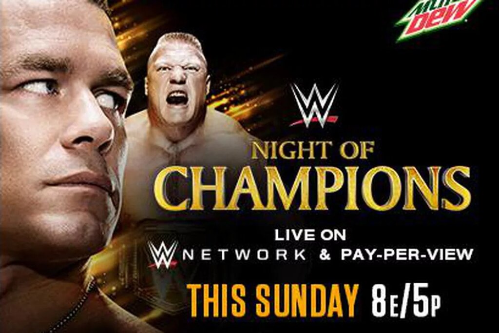 WWE Night of Champions 2014 title match graphic
