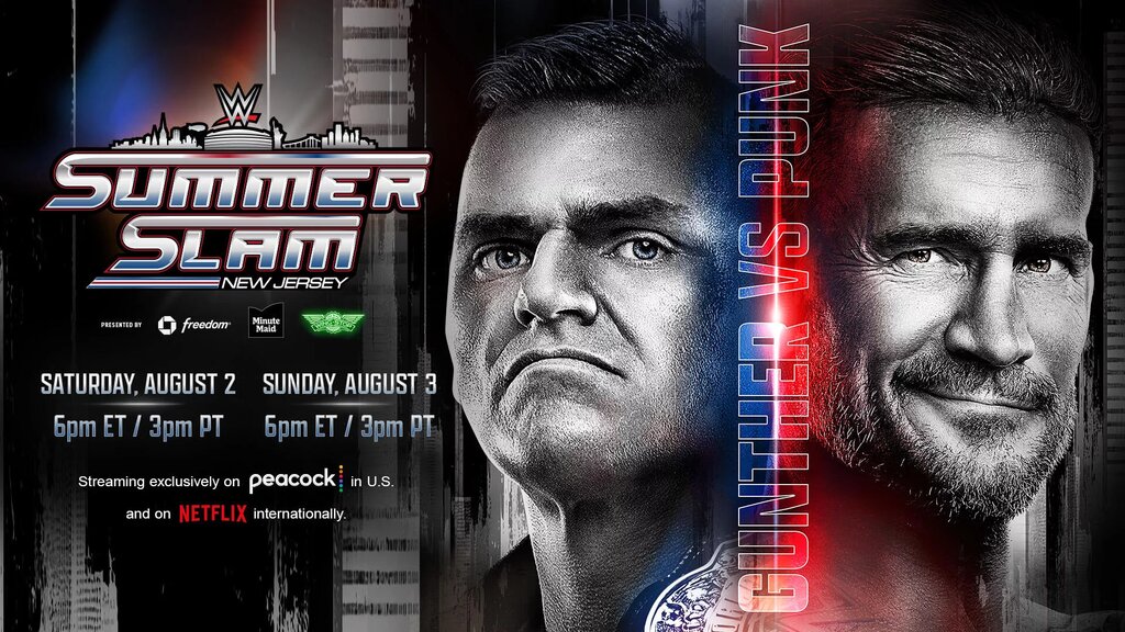 match graphic for CM Punk vs Gunther