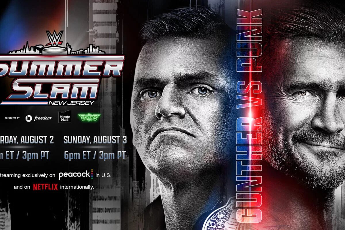 match graphic for CM Punk vs Gunther
