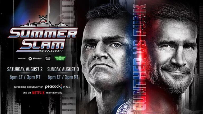 match graphic for CM Punk vs Gunther