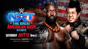 WWE NXT The Great American Bash graphic featuring Oba Femi and Yoshiki InamuraCredit: World Wrestling Entertainment (WWE)