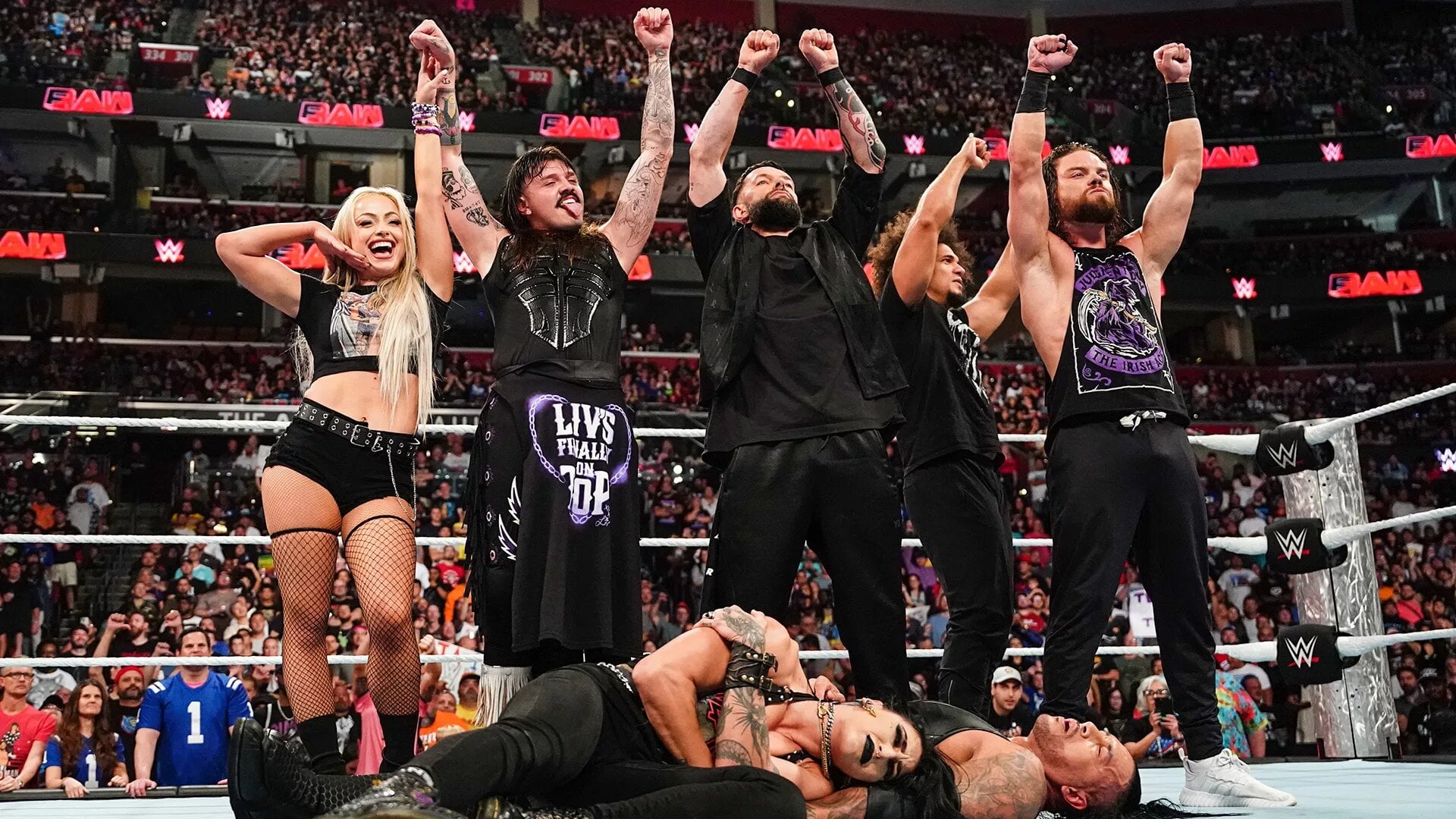 A photo of WWE faction The Judgment Day.