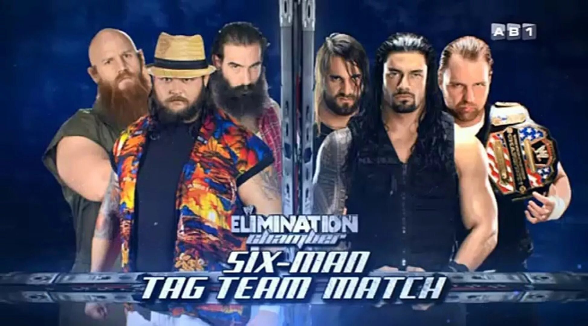 A graphic of WWE PG era matches.