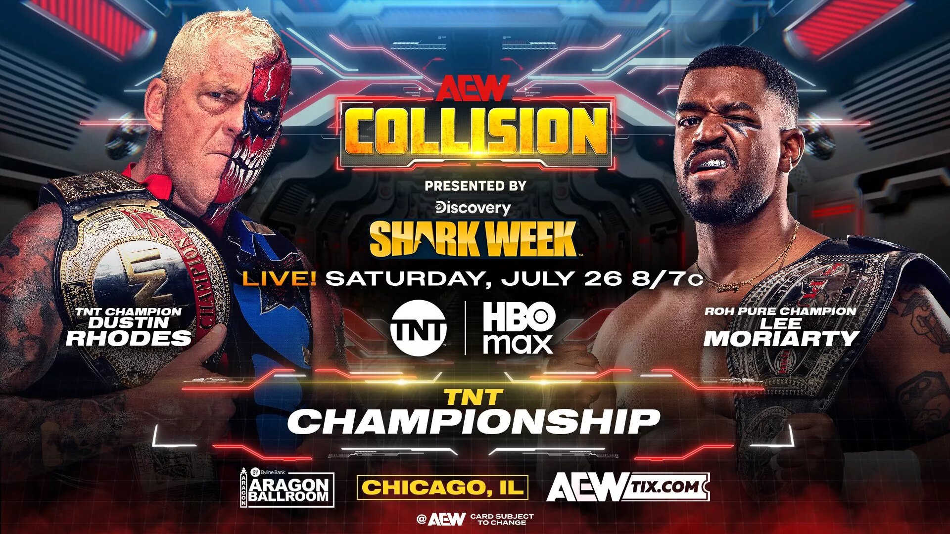 A graphic for AEW Collision.