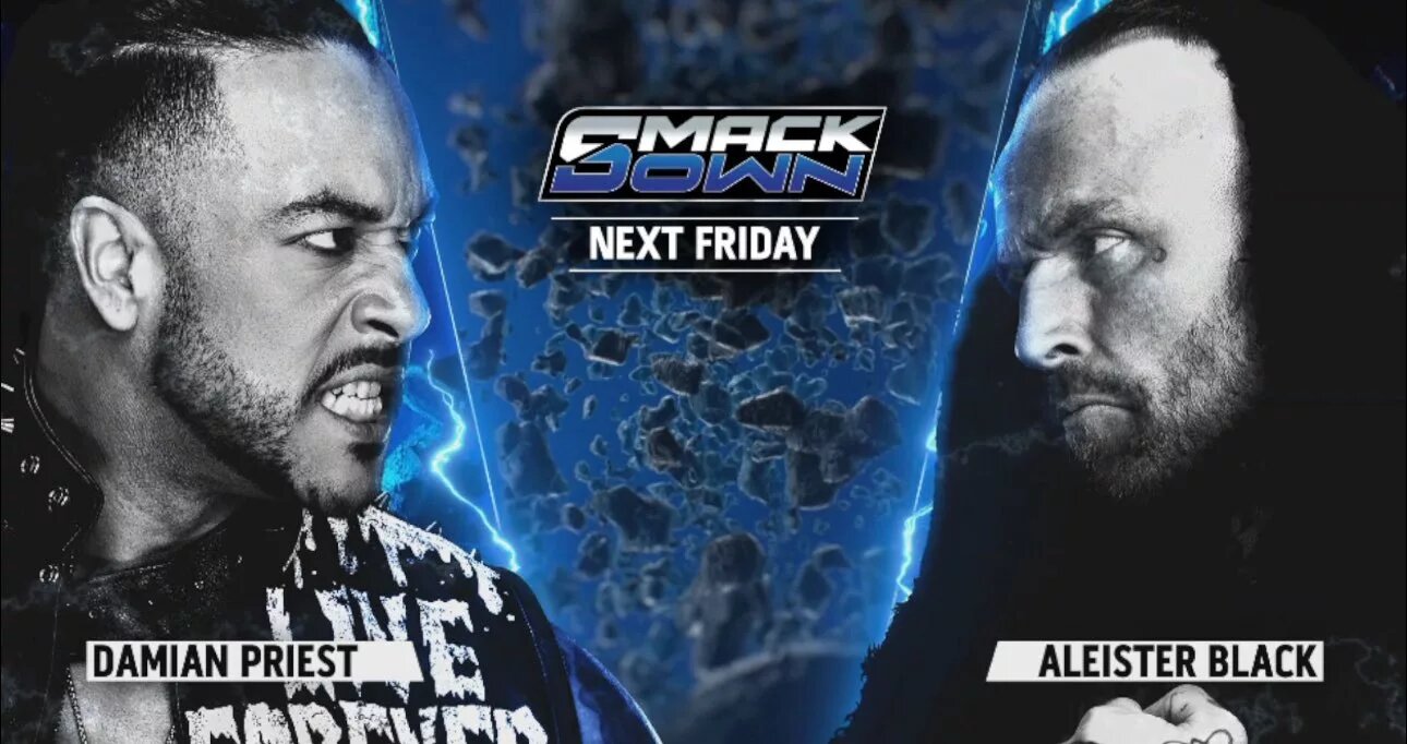 A graphic for the WWE SmackDown preview for August 1, 2025.