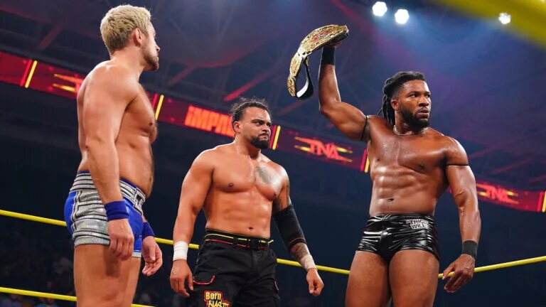 TNA iMPACT! picture featuring Trick Williams, Joe Hendry, and Mike Santana Credit: TNA Wrestling