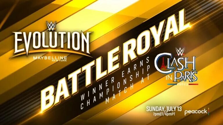 match graphic for Women's Battle Royal at Evolution II