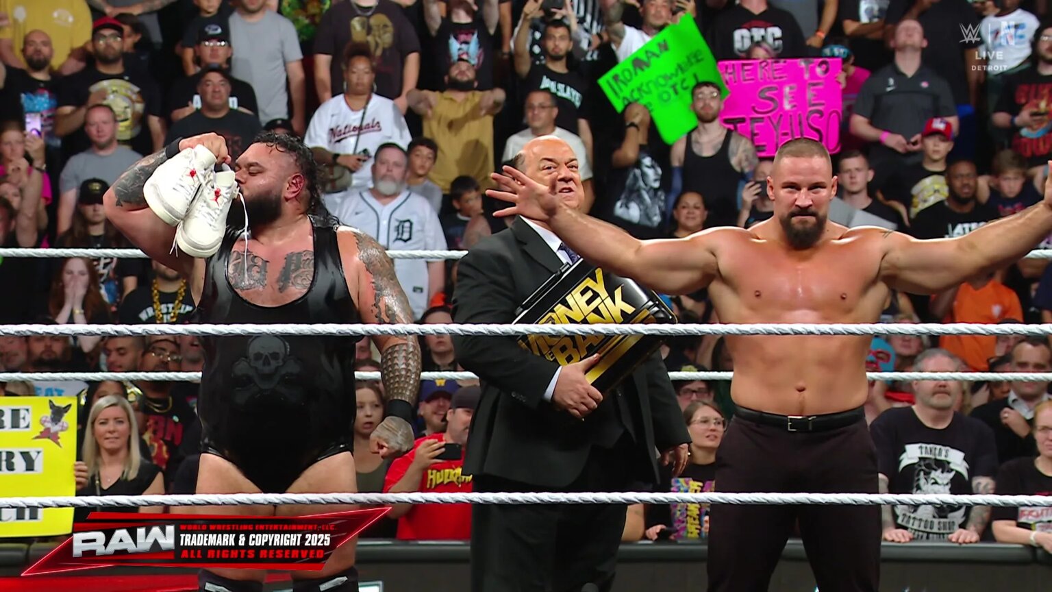 Bron Breakker and Bronson Reed End 7/28 Raw in Destructive Fashion ...