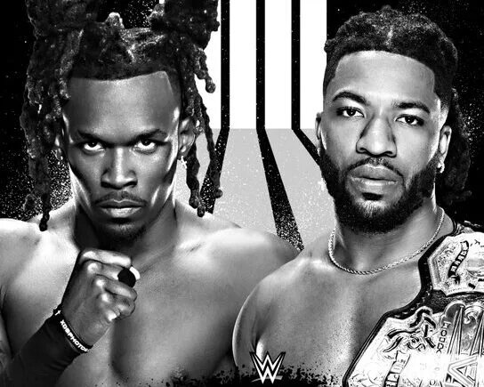 WWE NXT graphic of Trick Williams and Je'Von Evans
