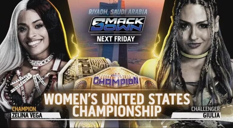 A WWE SmackDown graphic.