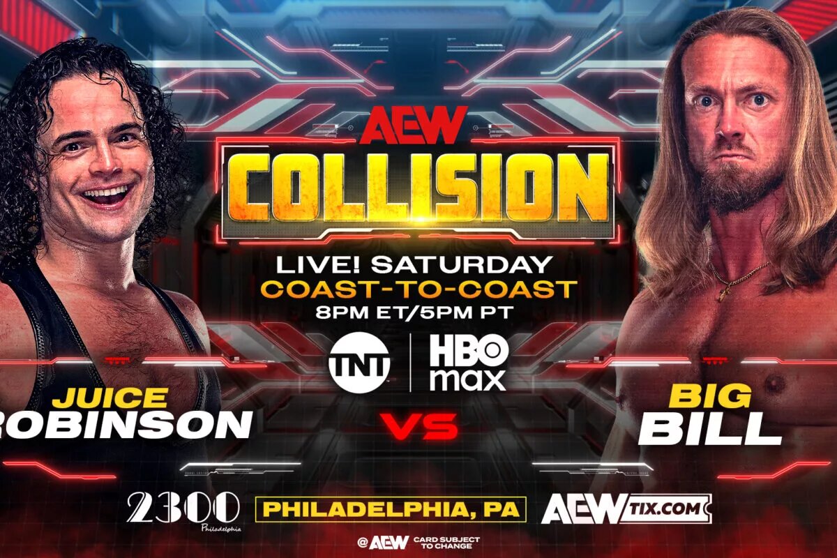 A graphic for AEW Collision.