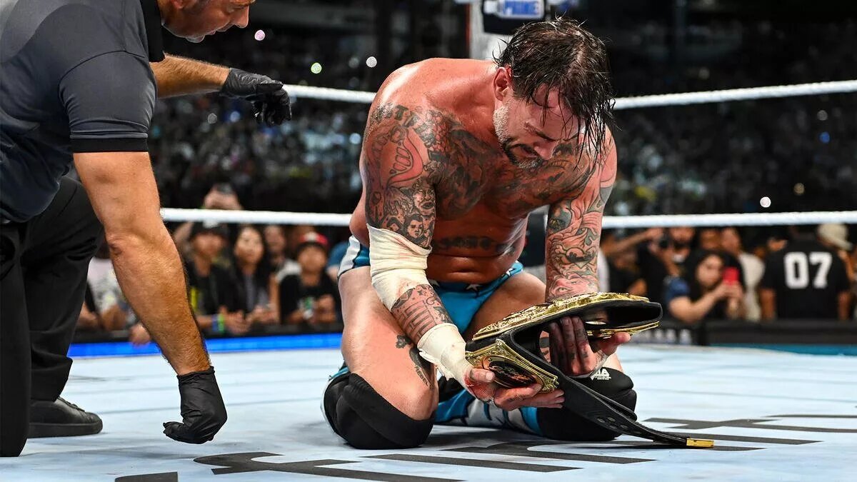 A photo of CM Punk from WWE SummerSlam 2025