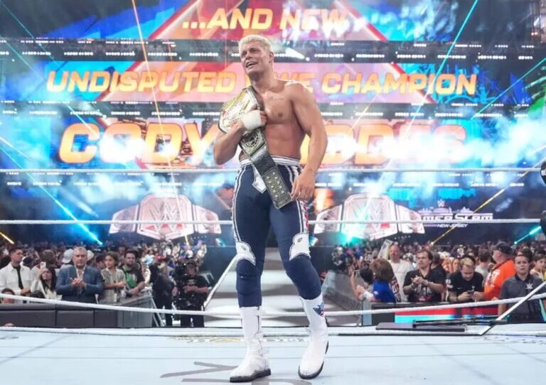 A photo of WWE star Cody Rhodes.