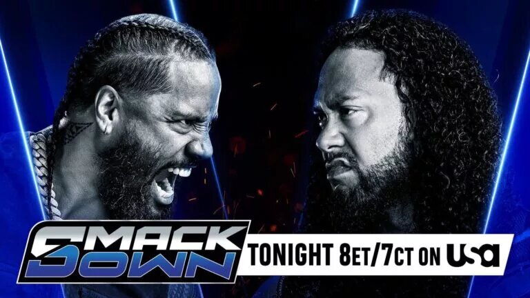 A WWE SmackDown results graphic for August 1, 2025.