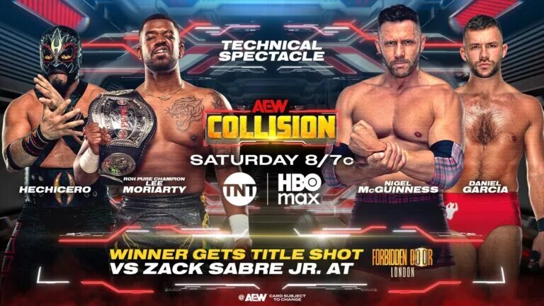 A graphic for AEW Collision.