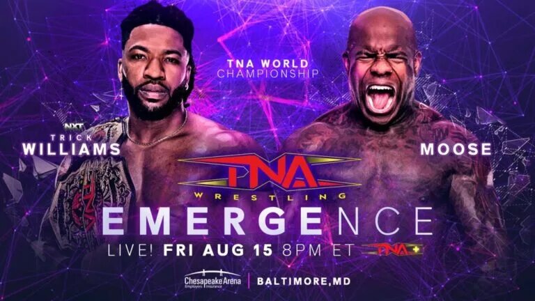 A graphic for TNA Emergence 2025.