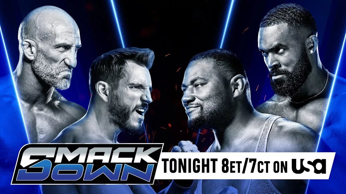 A graphic for the WWE SmackDown results for August 15th, 2025.