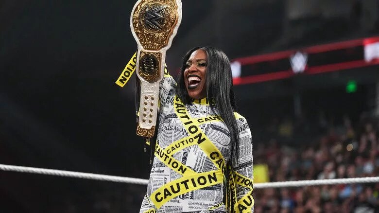 A photo of WWE Raw star Naomi.