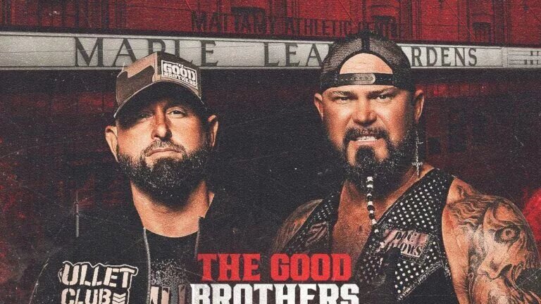 A photo of Doc Gallows and Karl Anderson of The Good Brothers.
