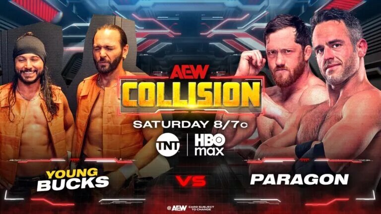 An AEW Collision graphic.