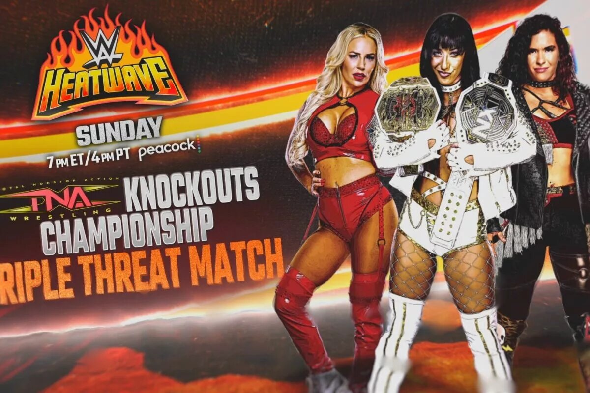 A graphic for WWE NXT Heatwave.