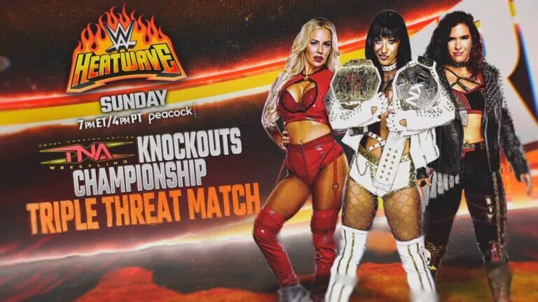 A graphic for WWE NXT Heatwave.