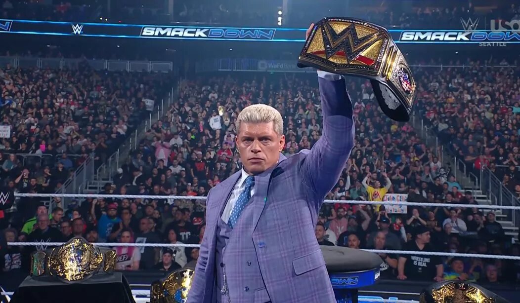 A photo of Undisputed WWE Champion Cody Rhodes.
