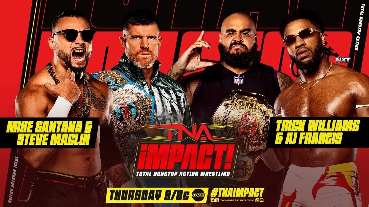 A graphic for TNA iMPACT for August 28th, 2025.