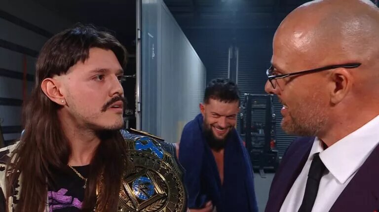 A photo of Dominik Mysterio on WWE Raw.