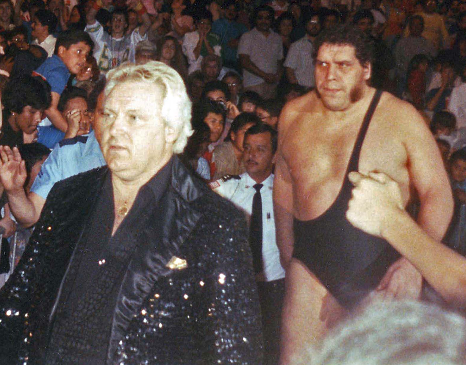 A photo of WWE legend Andre the Giant.