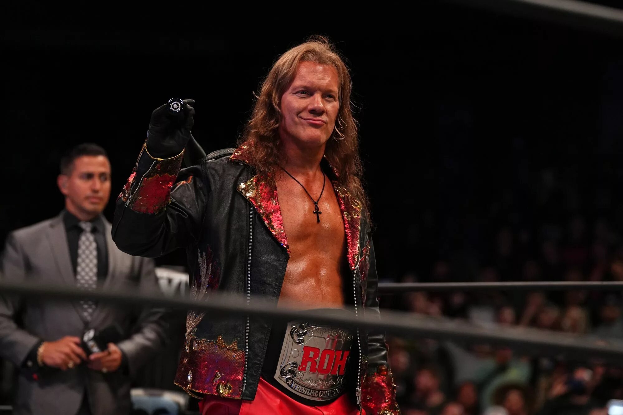 A photo of Chris Jericho in AEW.