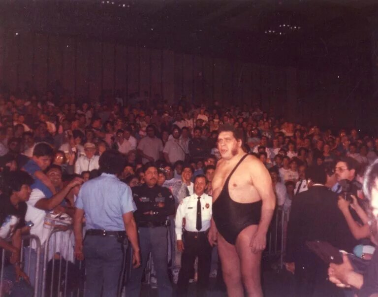 A photo of WWE Legend Andre the Giant.