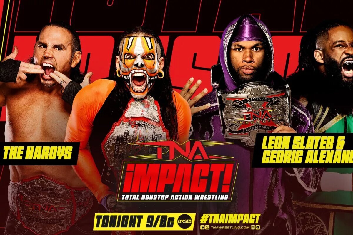 A graphic for TNA iMPACT, August 28, 2025.