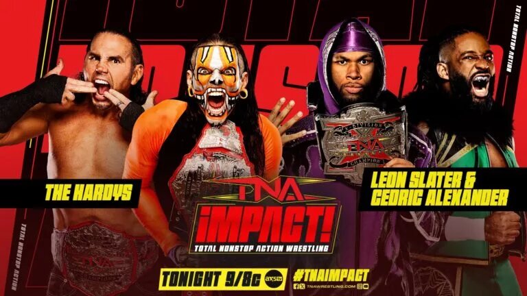 A graphic for TNA iMPACT, August 28, 2025.