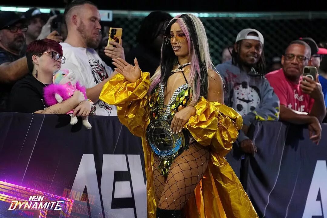 A photo of AEW star Mercedes Mone.