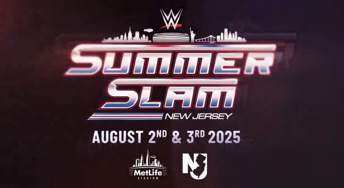 A graphic for WWE SummerSlam 2025 results for night one, August 2nd, 2025.