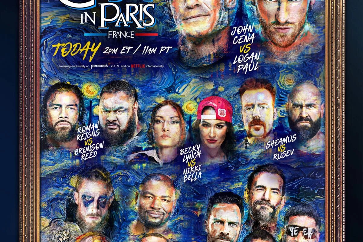 WWE Clash in Paris graphic