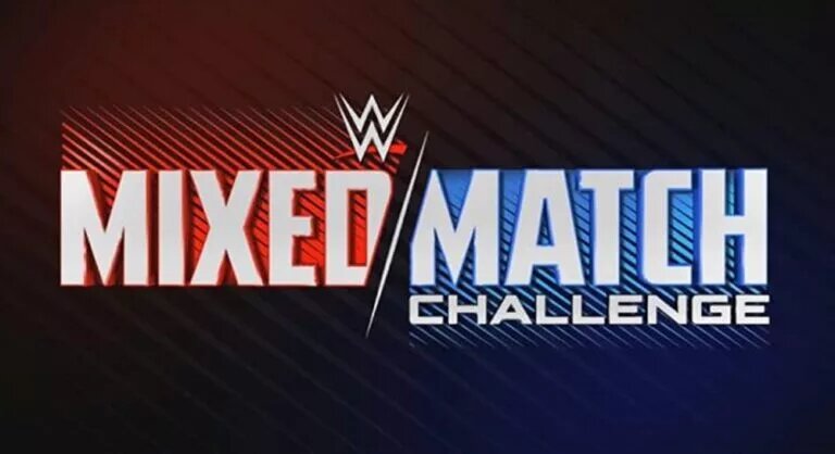 A graphic for the WWE Mixed Match Challenge.