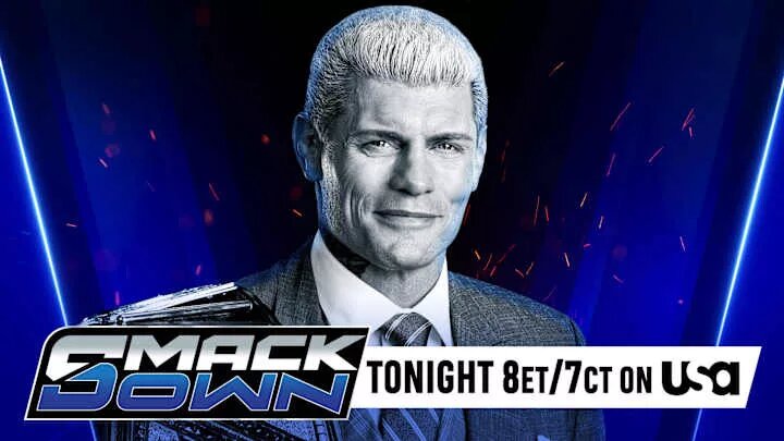 A graphic for the WWE SmackDown results for September 19, 2025.