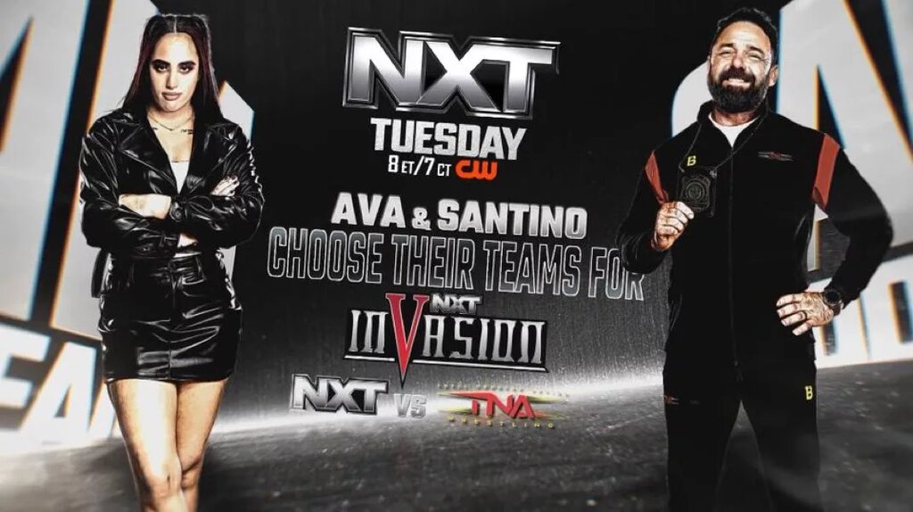 A graphic for the TNA and NXT Invasion.