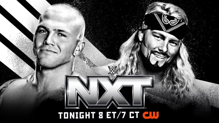 A graphic for WWE NXT for September 23, 2025, wherein TNA Wrestling invaded the promotion.