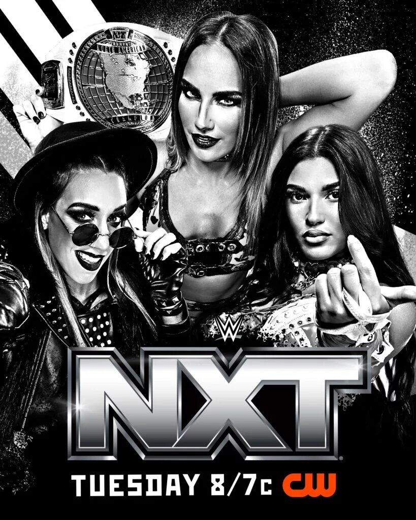 A graphic for WWE NXT for September 23, 2025, wherein TNA Wrestling invaded the promotion.