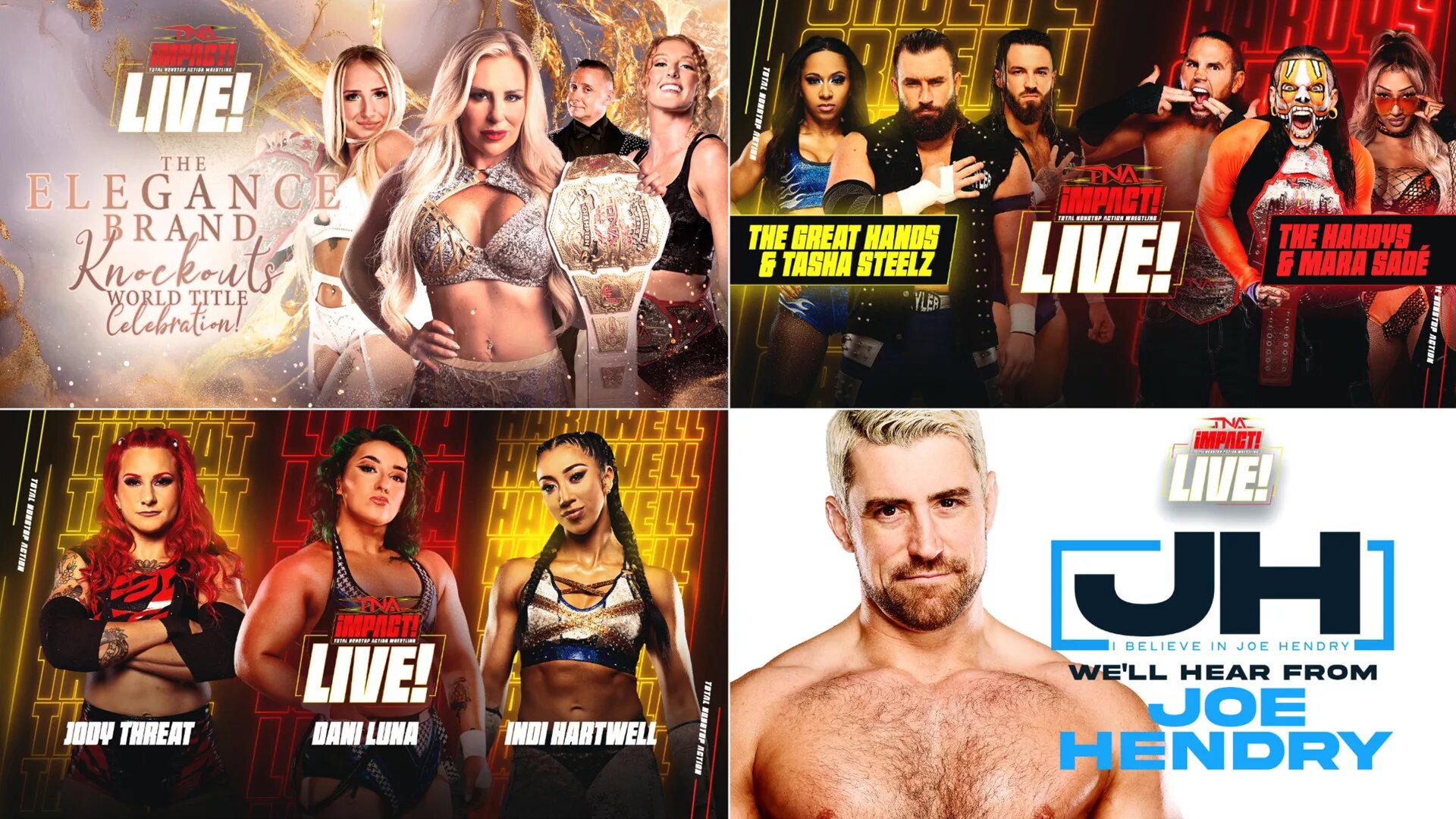 A graphic for TNA iMPACT results for September 4th, 2025.