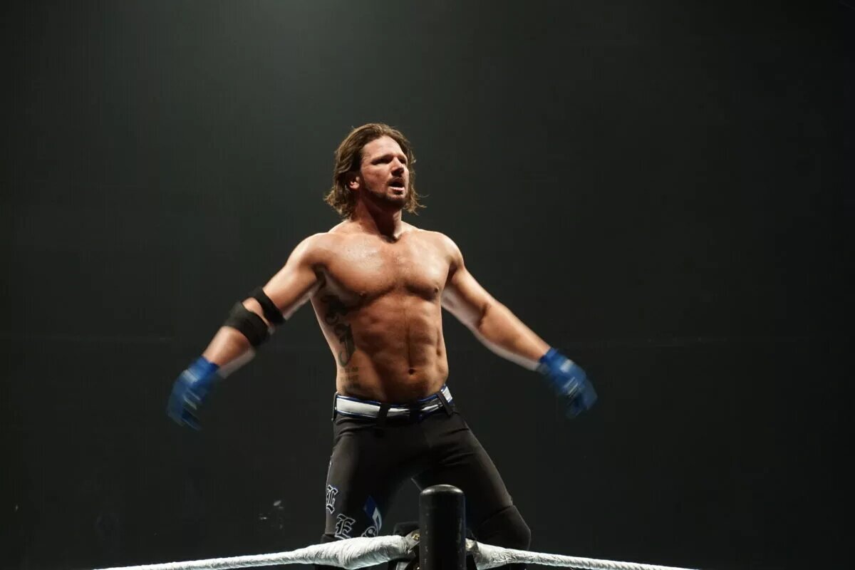 A photo of AJ Styles, a star who will have a WWE Retirement Tour in 2026.